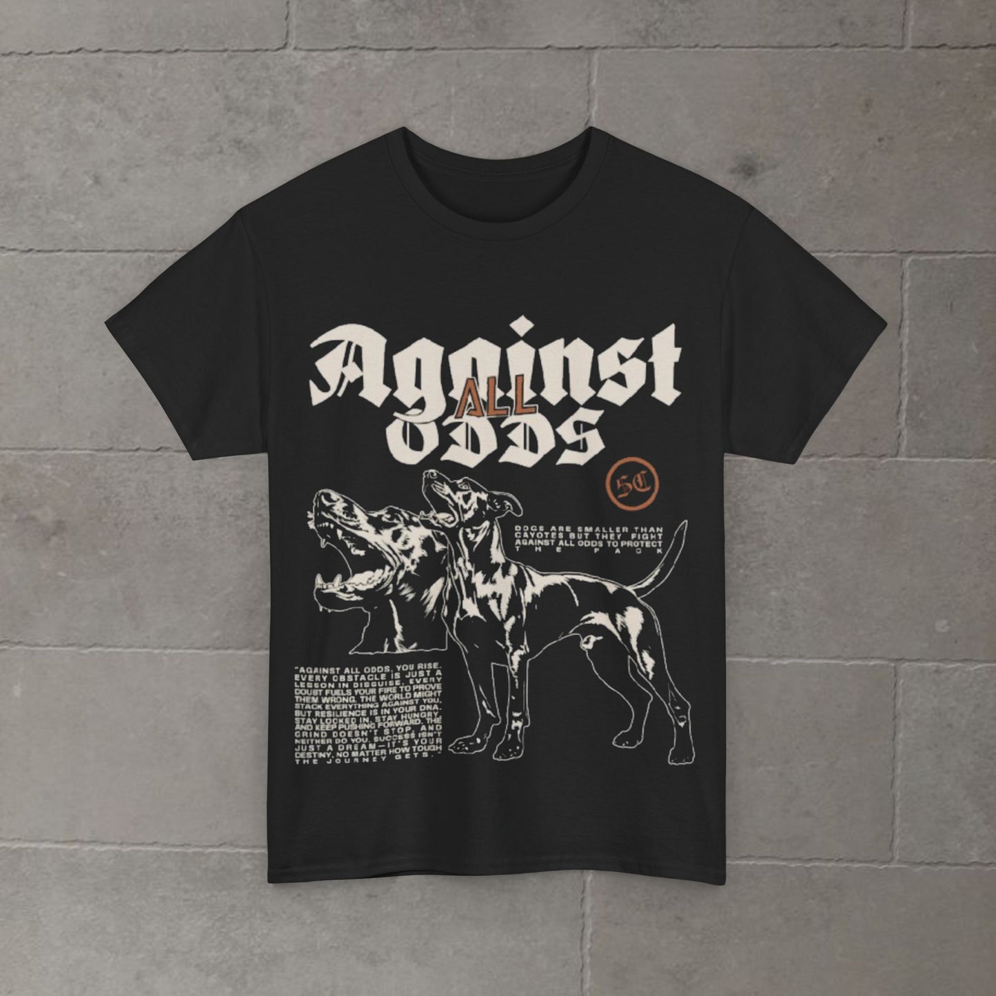 T-shirt - 'Against all odds' Vol.4 Different breed collection